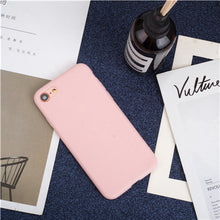 Load image into Gallery viewer, Luxury Soft Back Matte Color Cases for iPhone 7 plus 8 6 6s X XS max XR 5 5s SE Case Shockproof TPU Silicone Back Cover Capa