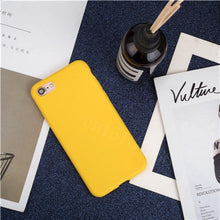 Load image into Gallery viewer, Luxury Soft Back Matte Color Cases for iPhone 7 plus 8 6 6s X XS max XR 5 5s SE Case Shockproof TPU Silicone Back Cover Capa