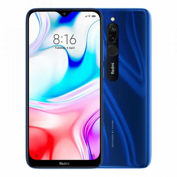 In Stock Global Version Xiaomi Redmi 8 4GB 64GB Snapdragon 439 Octa Core 12MP Dual Camera Mobile Phone 5000mAh Large Battery OTA