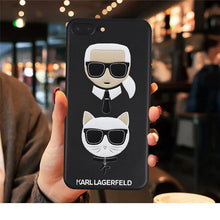 Load image into Gallery viewer, For iPhone X 7 Plus XS case Karl Funny TPU Soft Silicone case Cover For iPhone 6S 8 6 Plus XS Max Case phone Case