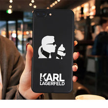 Load image into Gallery viewer, For iPhone X 7 Plus XS case Karl Funny TPU Soft Silicone case Cover For iPhone 6S 8 6 Plus XS Max Case phone Case